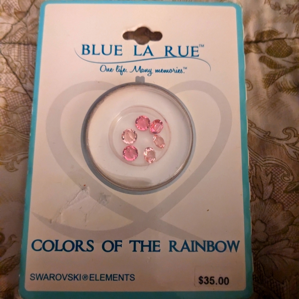 Blue La Rue Swarovski crystals for necklace
